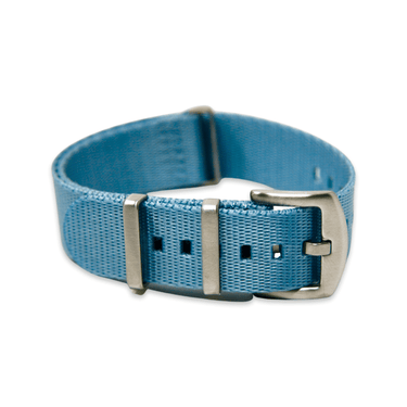 Premium Thick Woven Military Style Watch Strap - Sky Blue